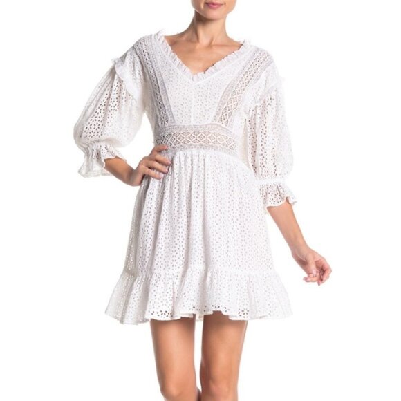Anthropologie Dresses & Skirts - NWT Anthropologie Love Sam Cottagecore Eyelet Prairie Bachelorette Dress